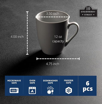 10 Strawberry Street Simply White 12 oz Mug - Image 5