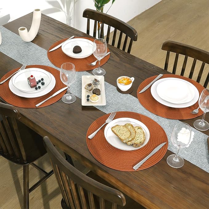 SHACOS Round Placemats Set of 4 - Image 2