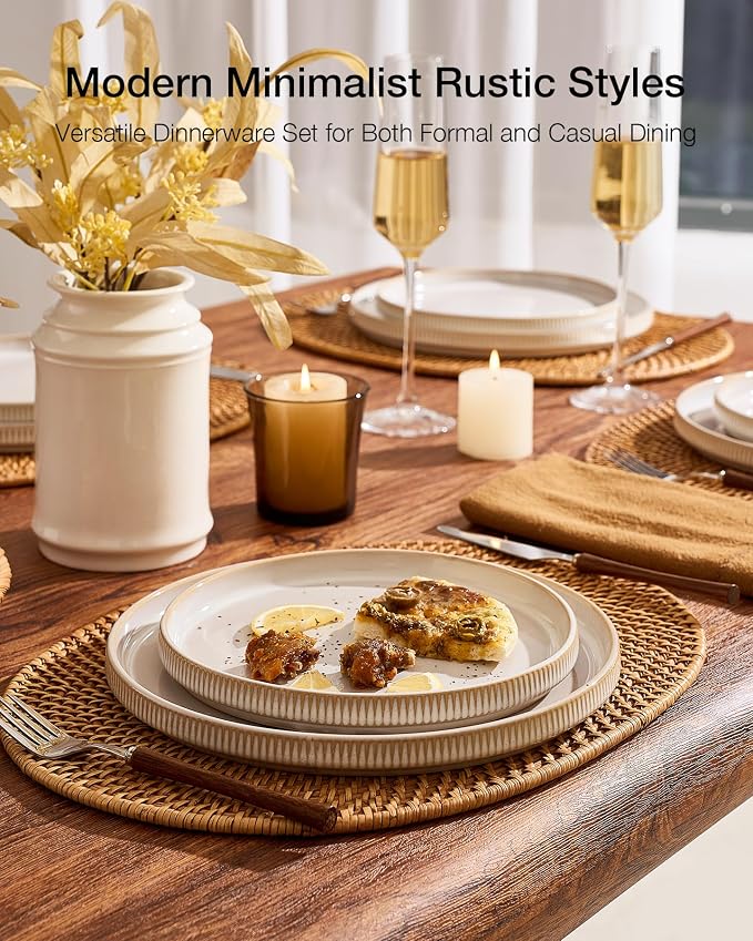 Famiware Star 12pc Stoneware Dinnerware Sets - Image 4