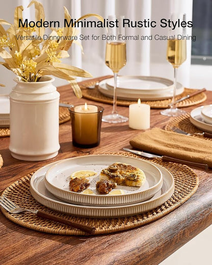 Famiware Star 12pc Stoneware Dinnerware Sets - Image 4