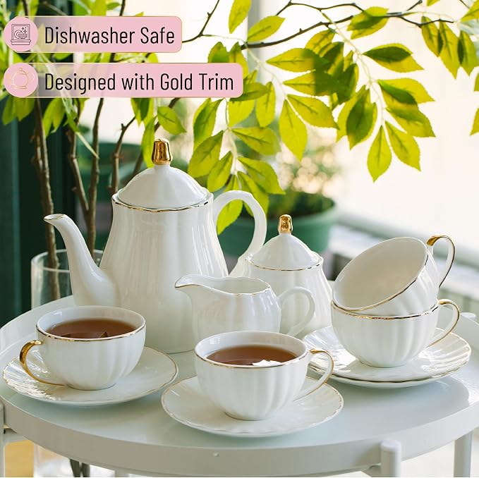 BTaT- Classic tea set, Tea Cups, Tea Pot - Image 4