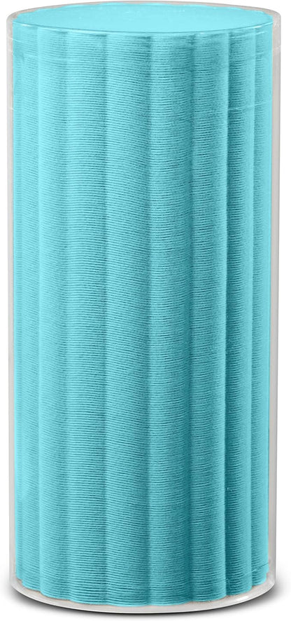 Disposable Mint Blue Paper Coasters for Drinks, 3.5 Inch Round Coasters for Bar, Cocktail, Beverage, Wine Or Event, 500 Pack Bulk