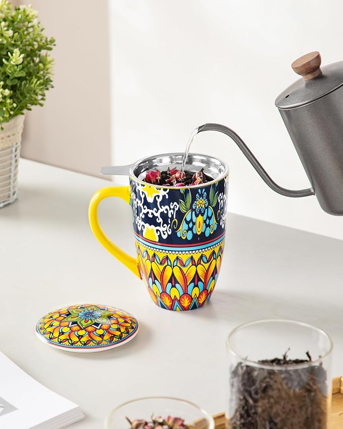 vancasso 18 Oz Tea Infuser Mug - Image 8