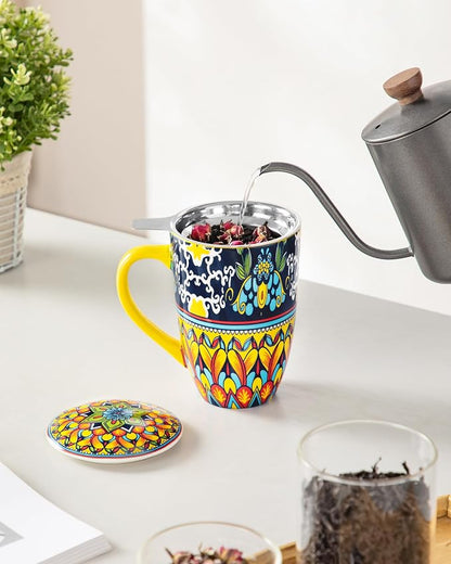 vancasso 18 Oz Tea Infuser Mug - Image 8