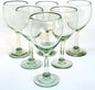 Clear 13 oz Wine Glasses (set of 6), Recycled Glass, Lead-free, Toxin-Free (13 oz Wine)