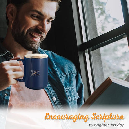 Christian Art Gifts Large Coffee & Tea Inspirational Scripture Mug - Image 4