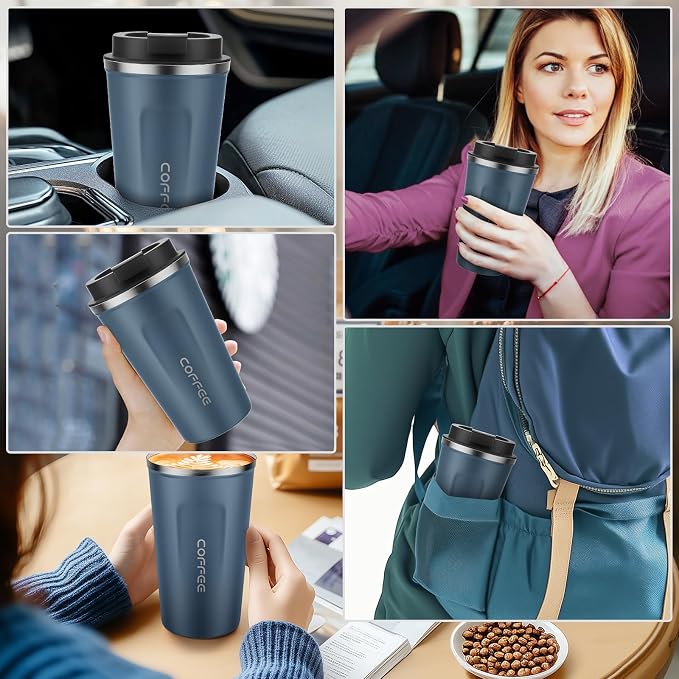 MOMSIV 17oz Travel Coffee Mug, Insulated Coffee Cup - Image 7