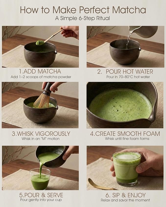 Matcha Set, 4-Piece Matcha Whisk Set - Image 10