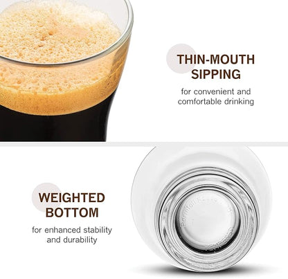 Bormioli Rocco Oslo 7.5 oz. Cappuccino Tempered Glass Cup - Image 4