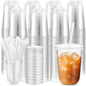 Ziliny 1000 Sets 16 oz Clear Plastic Cups by Ziliny
