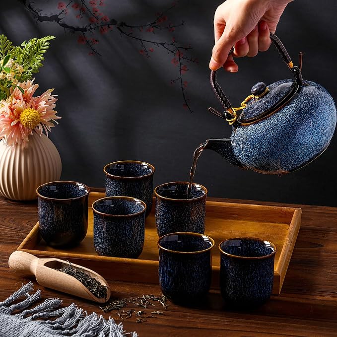 Layhit Japanese Asian Tea Set for Adults - Image 4
