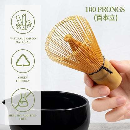 YIBO Matcha Whisk Set Black - Image 2