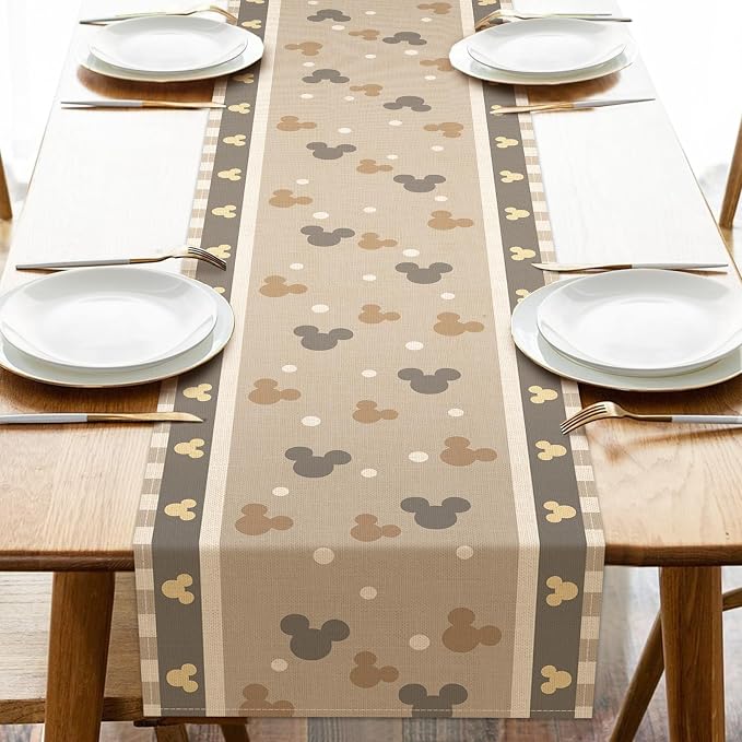 Seliem Cute Grey Table Runner by Seliem