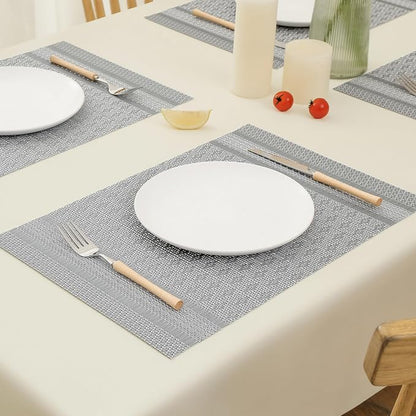 Leetaltree Lunar Grey Placemats Set of 4 - Image 8