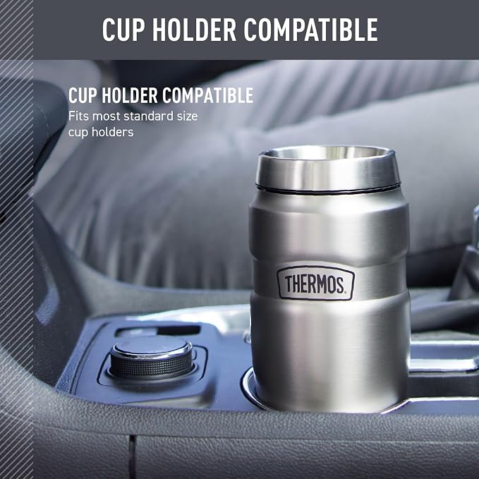 THERMOS Stainless King Stainless Steel Tumbler, Matte Pink | Vacuum-Insulated - Image 3