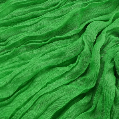 6 Pack Green Cheesecloth Table Runner 35 x 120 Inch | Boho Gauze Fabric - Image 5