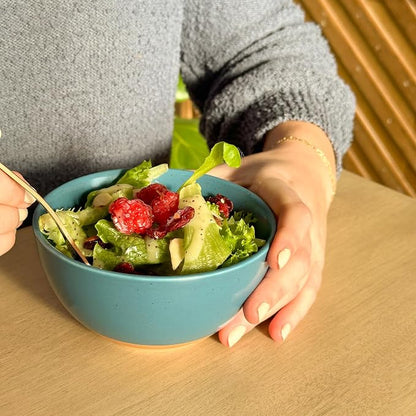 Mora Ceramic Artisan Matte Small Dessert Bowls - 16oz - Image 8