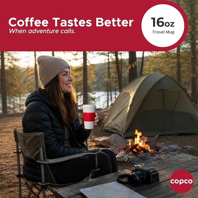 Copco Acadia Travel Mug, Cherry Red - Image 7