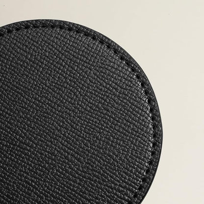 OLETHA Aesthetic Round Drink Coasters, dining tables & office desks; wipe clean - Image 3