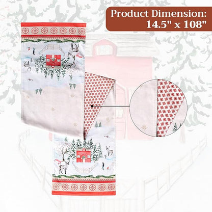 Maison d' Hermine Table Runner 100% Cotton 14.50" x 108" | Table Runners 108 - Image 7