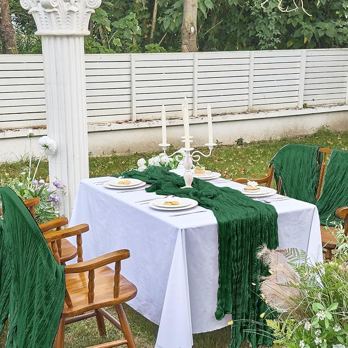 IVAPUPU Emerald Green Table Runner 120 Inch - Image 7