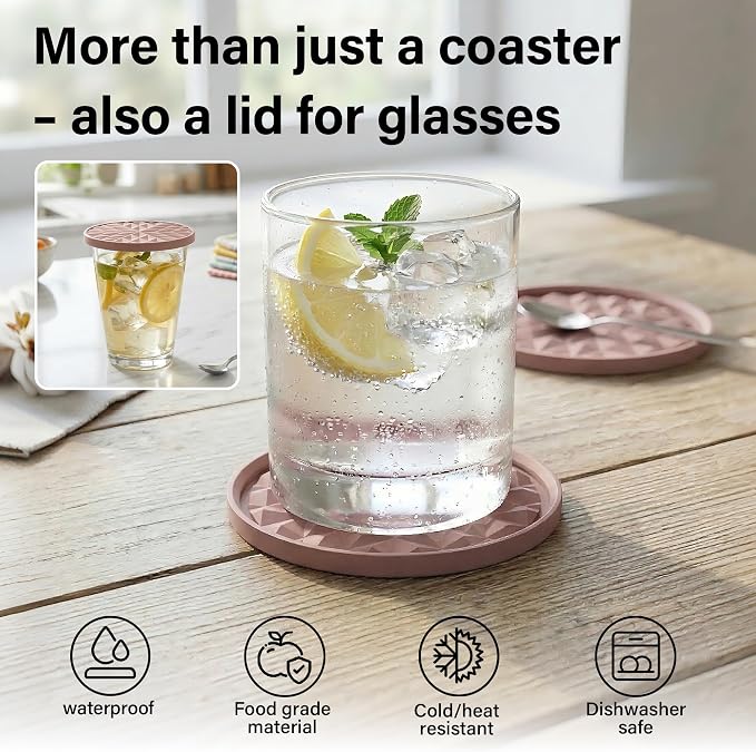 Silicone Drink Coasters Set of 4, Coaster - Image 5