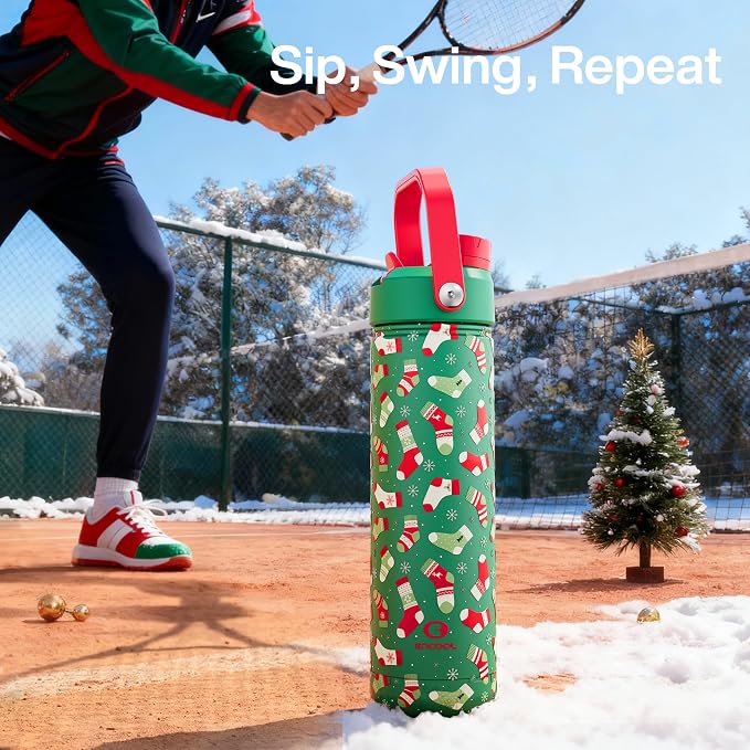 ENCOOL Christmas Insulated Water Bottle - Image 5
