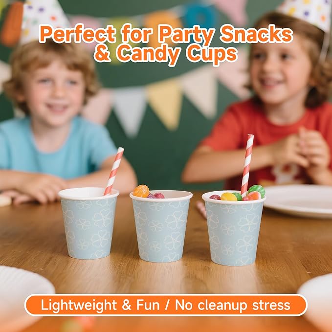 METAPRINT 100 Pack 3 oz Bathroom Cups, Disposable Paper Cups - Image 9