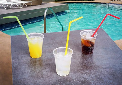 TashiBox 7 oz Clear Plastic Disposable Cold Drink Party Cups - Image 4