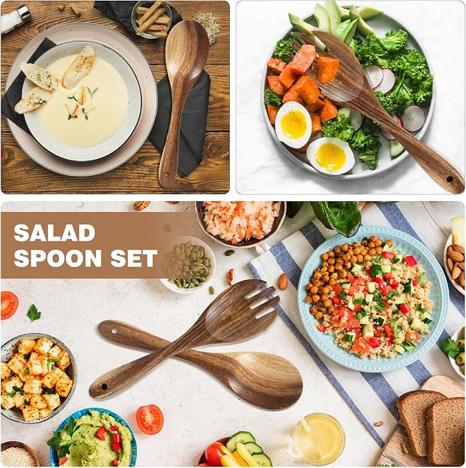 Salad Tongs, Wooden Spoons, Salad Tongs - Image 6