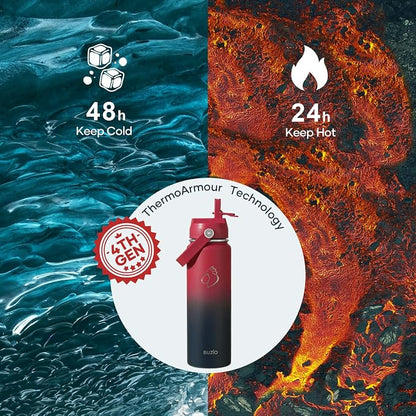 BUZIO 24 oz Insulated Stainless Steel Water Bottle - Image 2