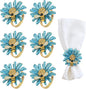 Kesote Daisy Flower Napkin Rings Set of 6, Bee Floral Style | Bee Party by Kesote