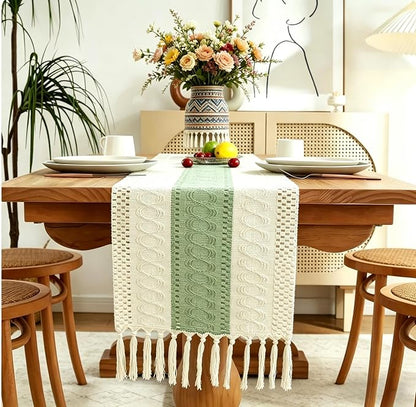 Boho Table Runner for Home Decor - Image 2