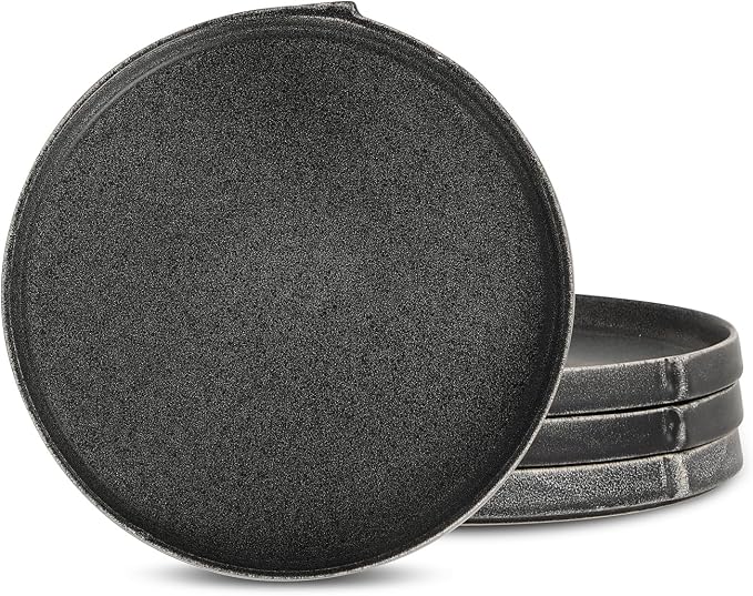 Stone Lain Bao 4-Piece Dinner Plate Set Stoneware by Unknown
