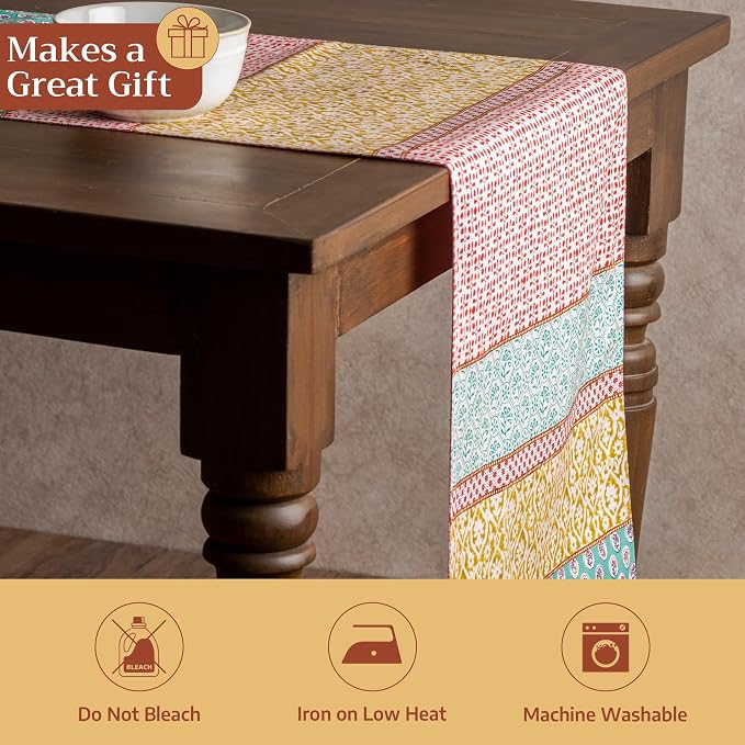 Maison d' Hermine Table Runner 100% Cotton 14.50" x 72" | Table Runners 72 - Image 5
