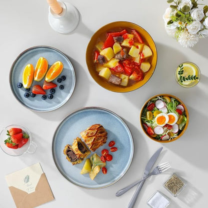 ONION Ceramic Plates and Bowls Sets - Image 2