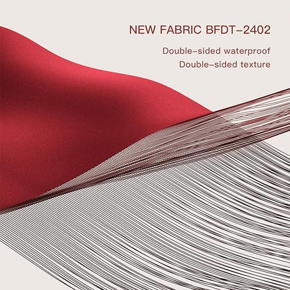 BALCONY & FALCON Rectangular Table Cloth Water Resistant Washable Double-Sided Usable Peach-Skin Fabric Tablecloth for Weddings Holidays Dining Banquets Gardens(Black and Red, 55x95)