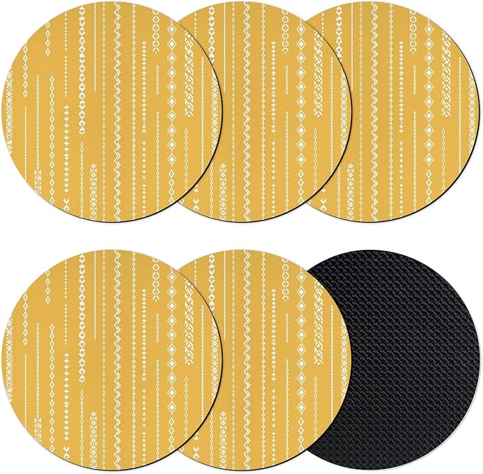 Bohemia Coasters Set of 6 Absorbent Coasters by Unknown