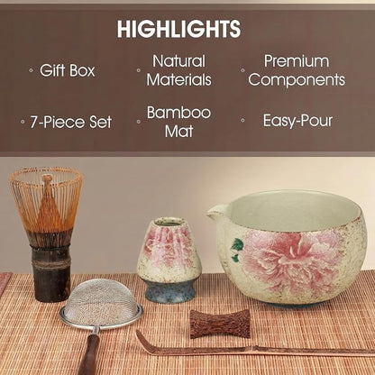 Matcha Set, 7-Piece Matcha Whisk Set - Image 2