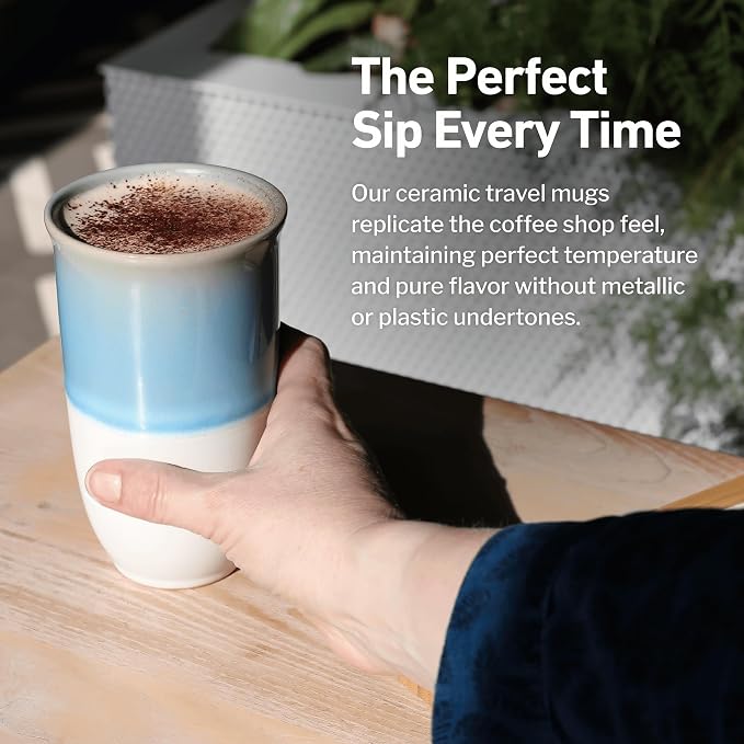 NOVA CERAMICS Travel Coffee Tumbler – Travel Mug - Image 4
