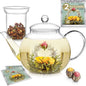 Teabloom Stovetop & Microwave Safe Glass Teapot by Teabloom
