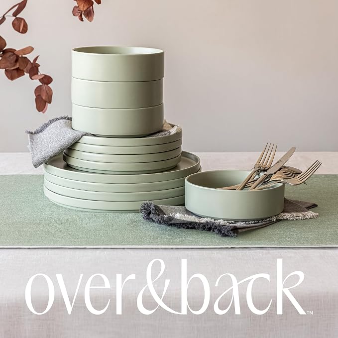 Over&Back 18x108 Woven Chambray Cotton Table Runner - Image 9