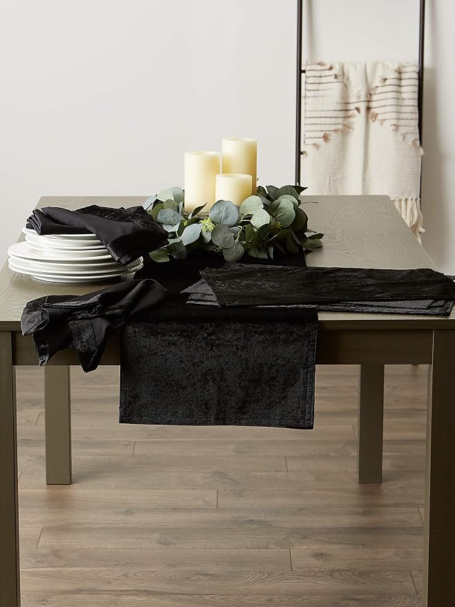 DII Velvet Collection Tabletop, Table Runner - Image 4