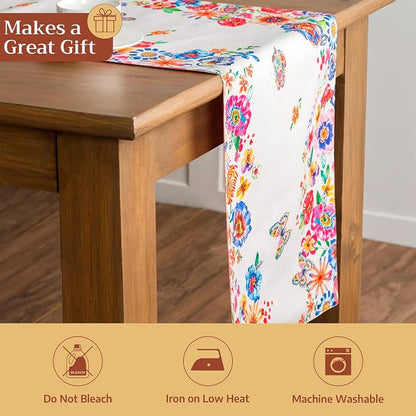 Maison d' Hermine Table Runner 100% Cotton 14.50" x 72" | Table Runners 72 - Image 5