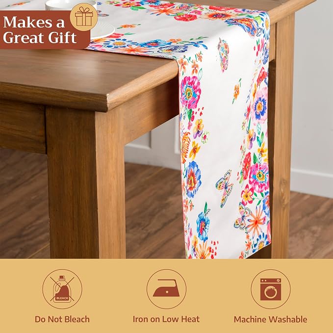 Maison d' Hermine Table Runner 100% Cotton 14.50" x 108" | Table Runners 108 - Image 5