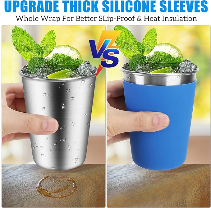 ShineMe 5Pack Kids Cups with Straws and Lids Spill Proof, 12oz Toddler Straw - Image 4