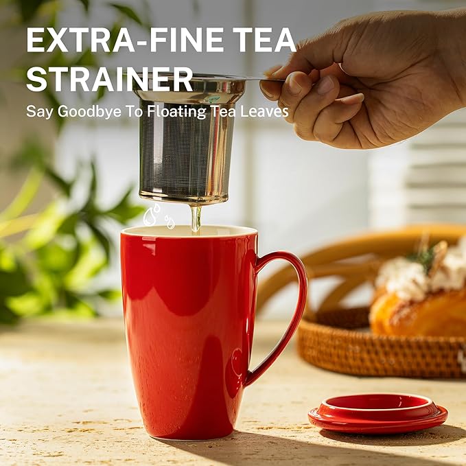 Sweese 15 OZ Porcelain Tea Mug - Image 5