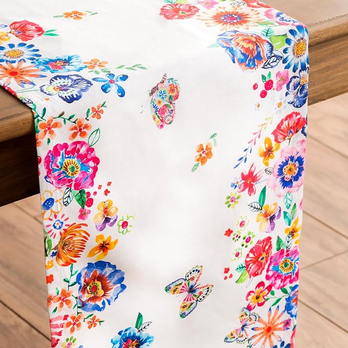 Maison d' Hermine Table Runner 100% Cotton 14.50" x 72" | Table Runners 72 - Image 9