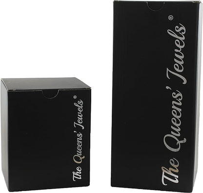 THE QUEENS' JEWELS Turtle Jeweled Stemless Wine Glass, 21 oz. - Colorful and Unique - Hand-Set Rhinestones, Not Painted