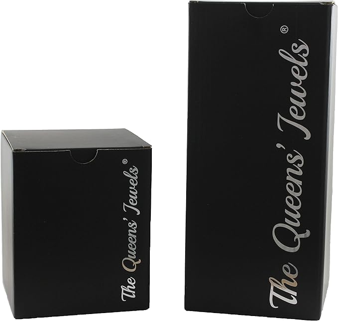 THE QUEENS' JEWELS - Blue Crab Stemless Wine Glass, 21 oz. - Coastal Elegance with Rhinestone Sparkle - Hand-Decorated Glassware - Not Painted - Dazzling and Unique